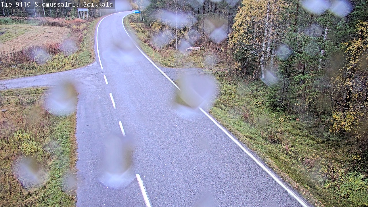 Weather Camera Image Road 9110 Suomussalmi, Seikkala, Suomussalmi, Kainuu