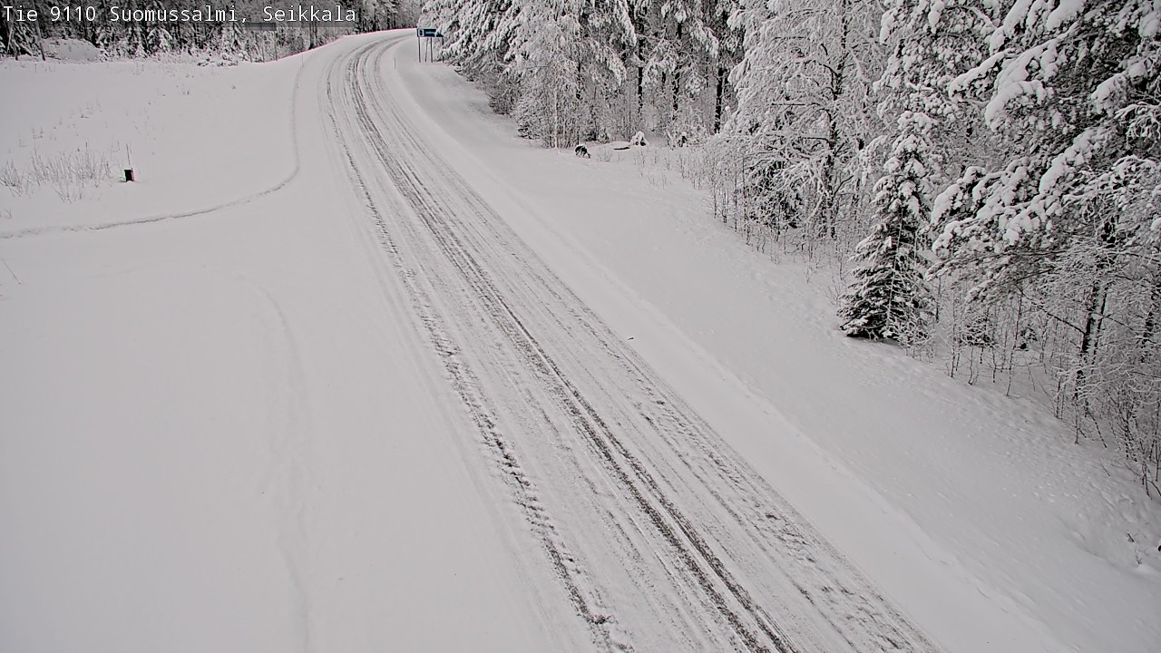 Weather Camera Image Road 9110 Suomussalmi, Seikkala, Suomussalmi, Kainuu