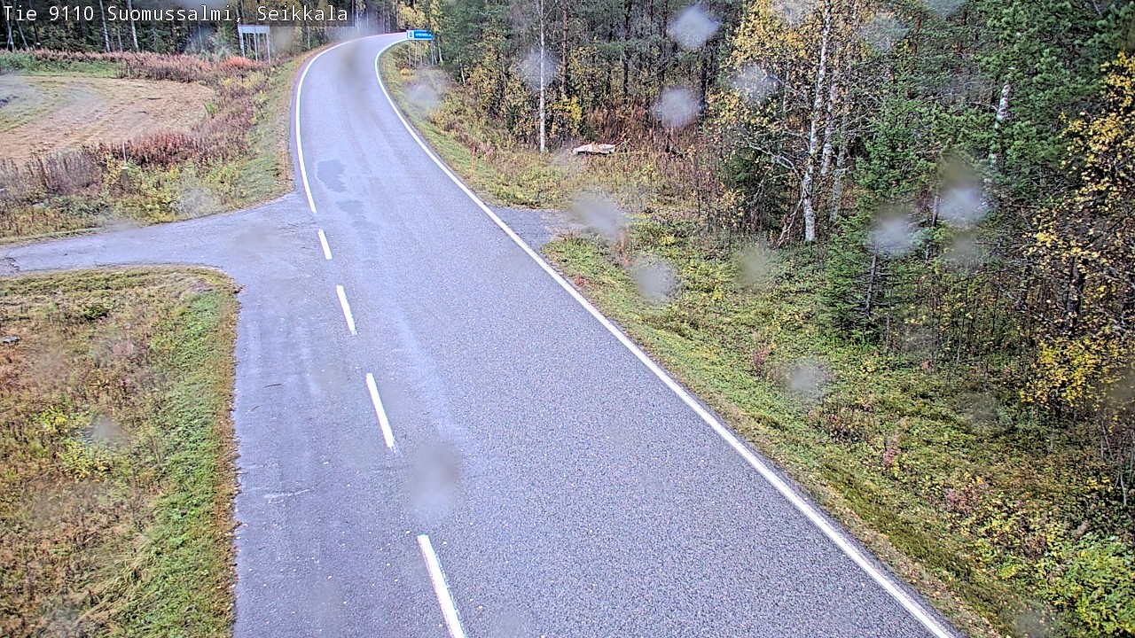 Weather Camera Image Road 9110 Suomussalmi, Seikkala, Suomussalmi, Kainuu