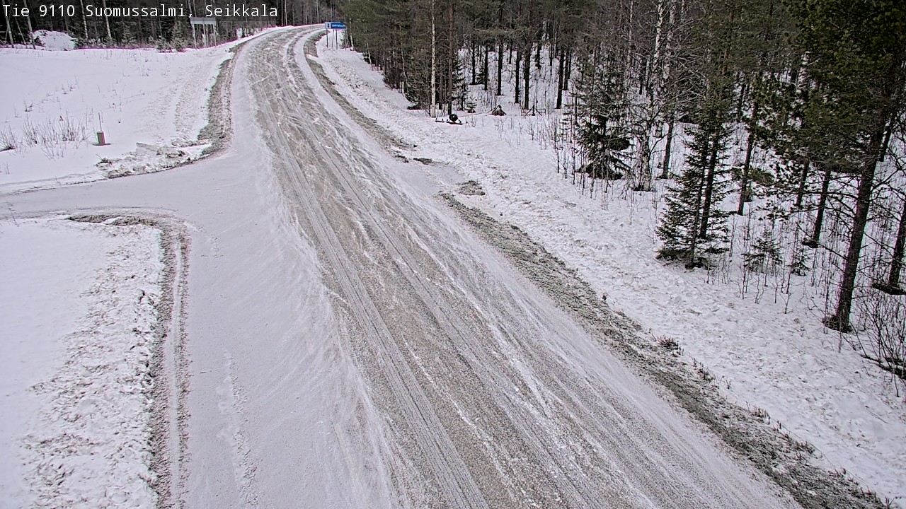 Kelikamerat Kuva Tie 9110 Suomussalmi, Seikkala, Suomussalmi, Kainuu