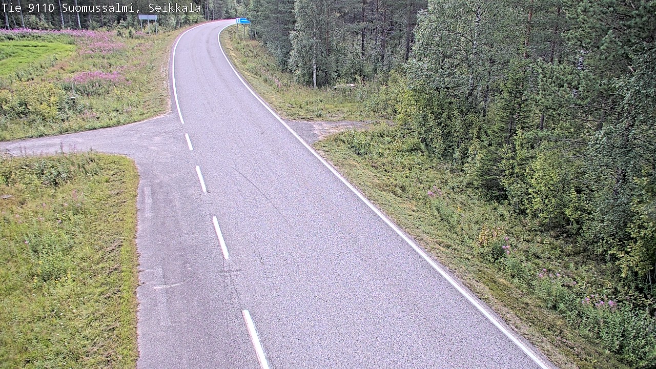 Kelikamerat Kuva Tie 9110 Suomussalmi, Seikkala, Suomussalmi, Kainuu