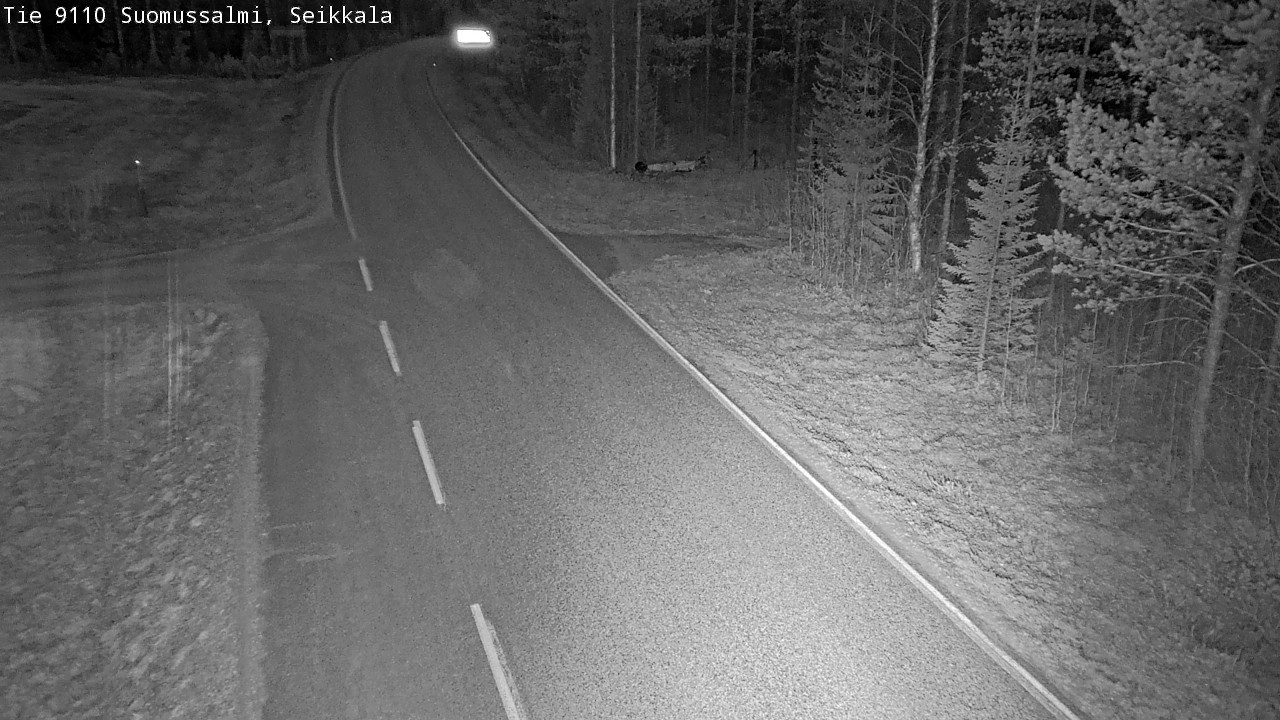 Weather Camera Image Road 9110 Suomussalmi, Seikkala, Suomussalmi, Kainuu