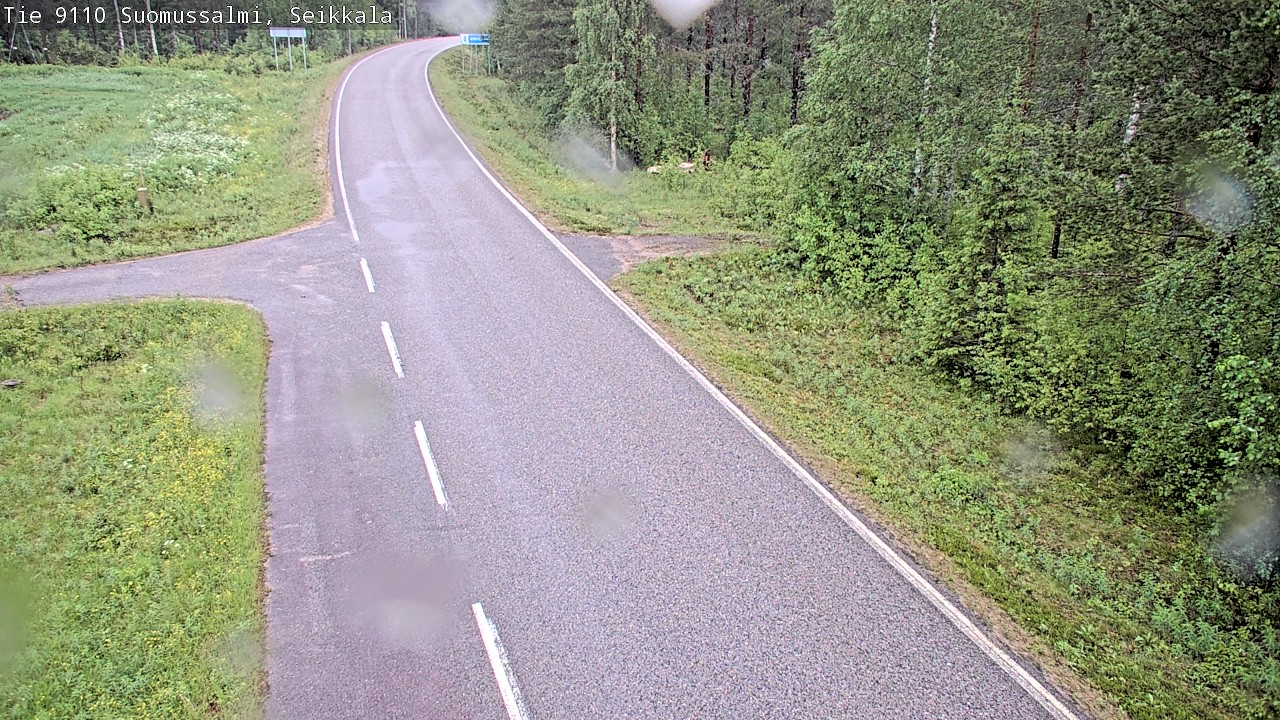 Kelikamerat Kuva Tie 9110 Suomussalmi, Seikkala, Suomussalmi, Kainuu