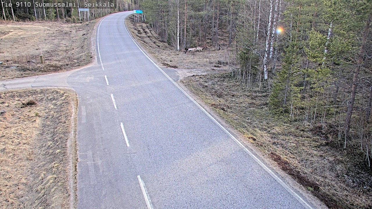 Weather Camera Image Road 9110 Suomussalmi, Seikkala, Suomussalmi, Kainuu