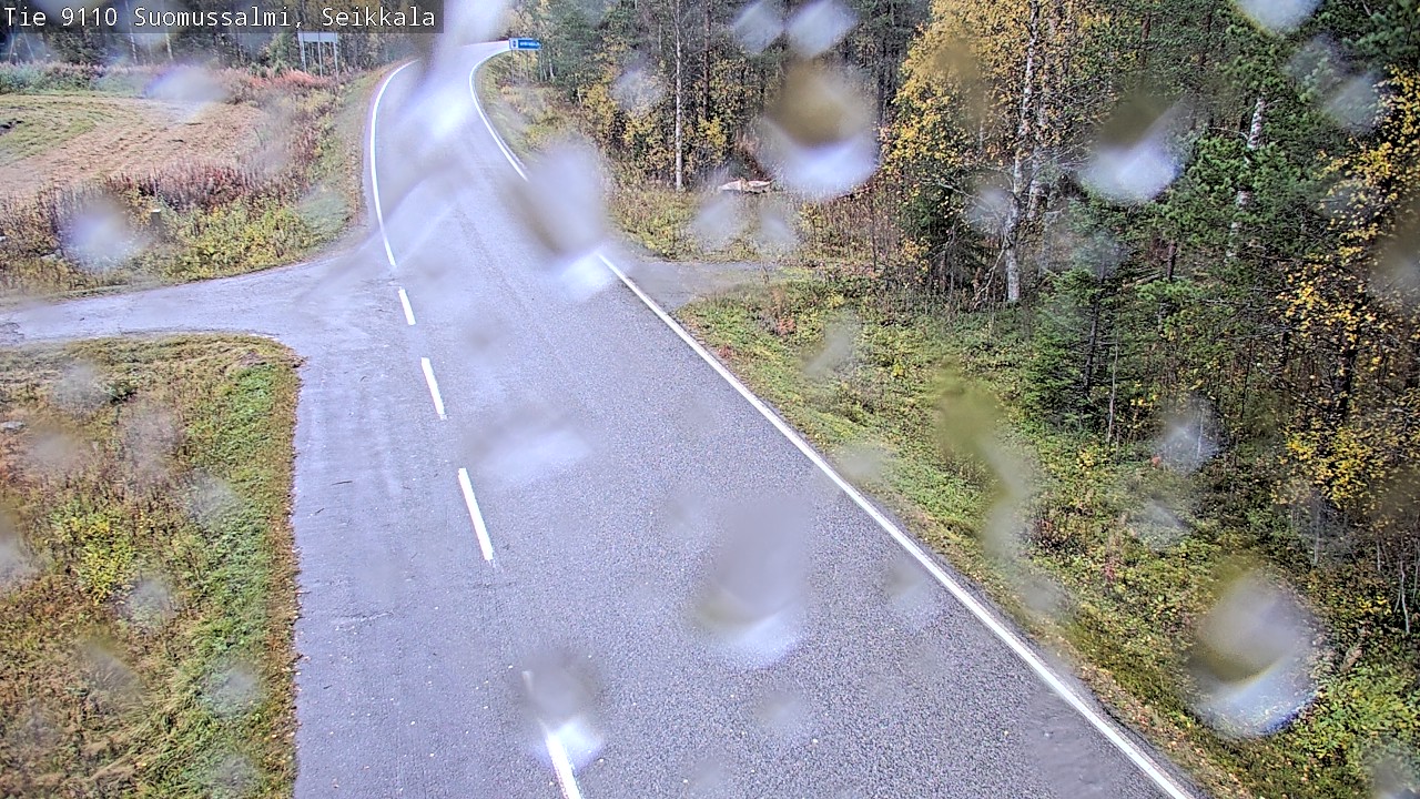 Weather Camera Image Road 9110 Suomussalmi, Seikkala, Suomussalmi, Kainuu