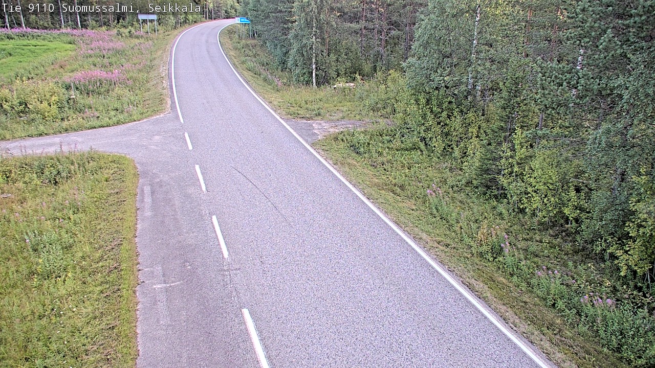Kelikamerat Kuva Tie 9110 Suomussalmi, Seikkala, Suomussalmi, Kainuu