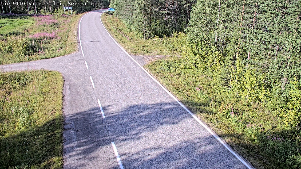 Kelikamerat Kuva Tie 9110 Suomussalmi, Seikkala, Suomussalmi, Kainuu