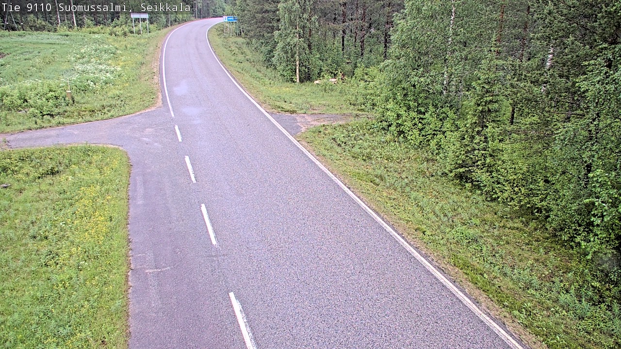 Kelikamerat Kuva Tie 9110 Suomussalmi, Seikkala, Suomussalmi, Kainuu