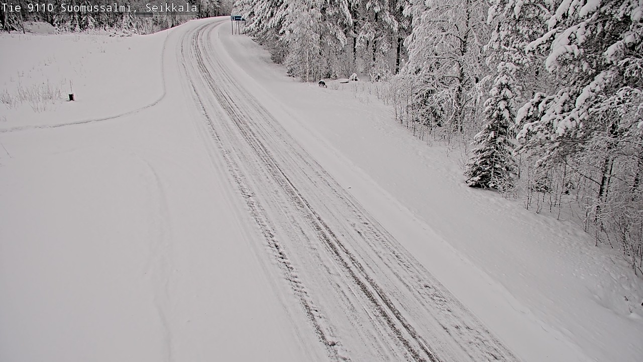 Weather Camera Image Road 9110 Suomussalmi, Seikkala, Suomussalmi, Kainuu