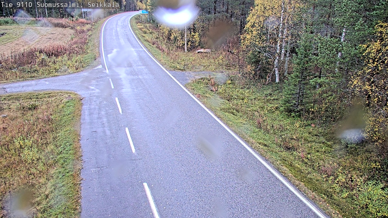 Weather Camera Image Road 9110 Suomussalmi, Seikkala, Suomussalmi, Kainuu