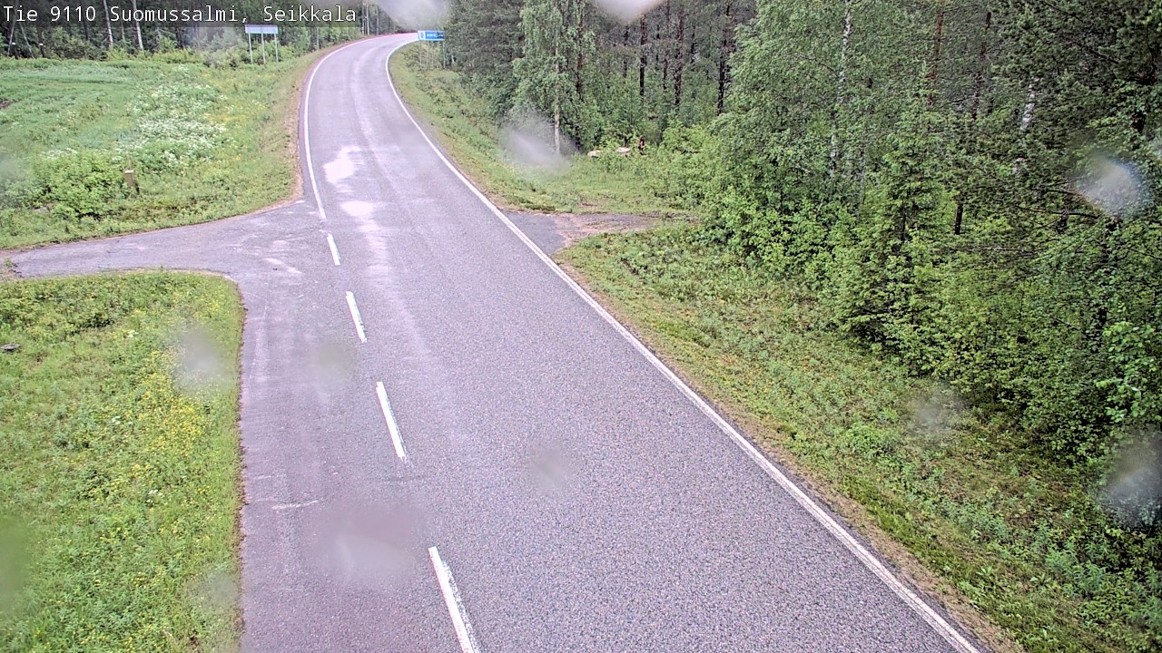 Kelikamerat Kuva Tie 9110 Suomussalmi, Seikkala, Suomussalmi, Kainuu
