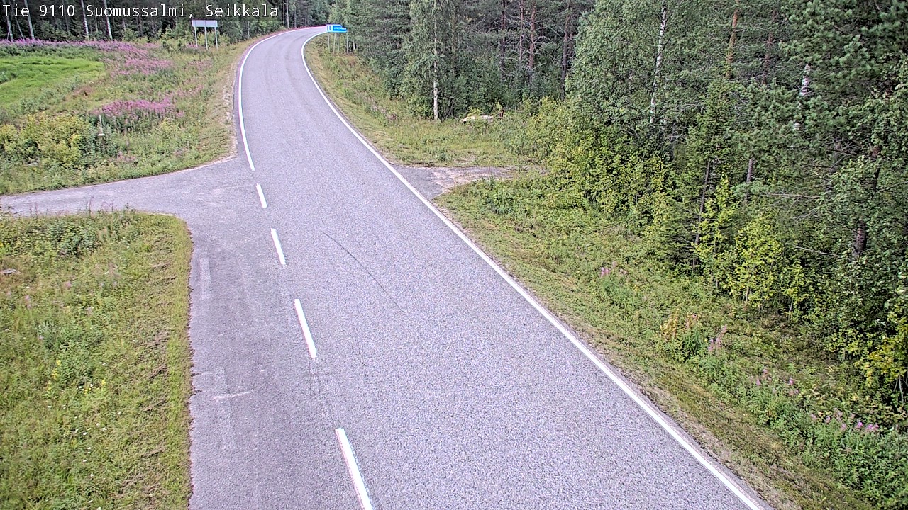 Kelikamerat Kuva Tie 9110 Suomussalmi, Seikkala, Suomussalmi, Kainuu