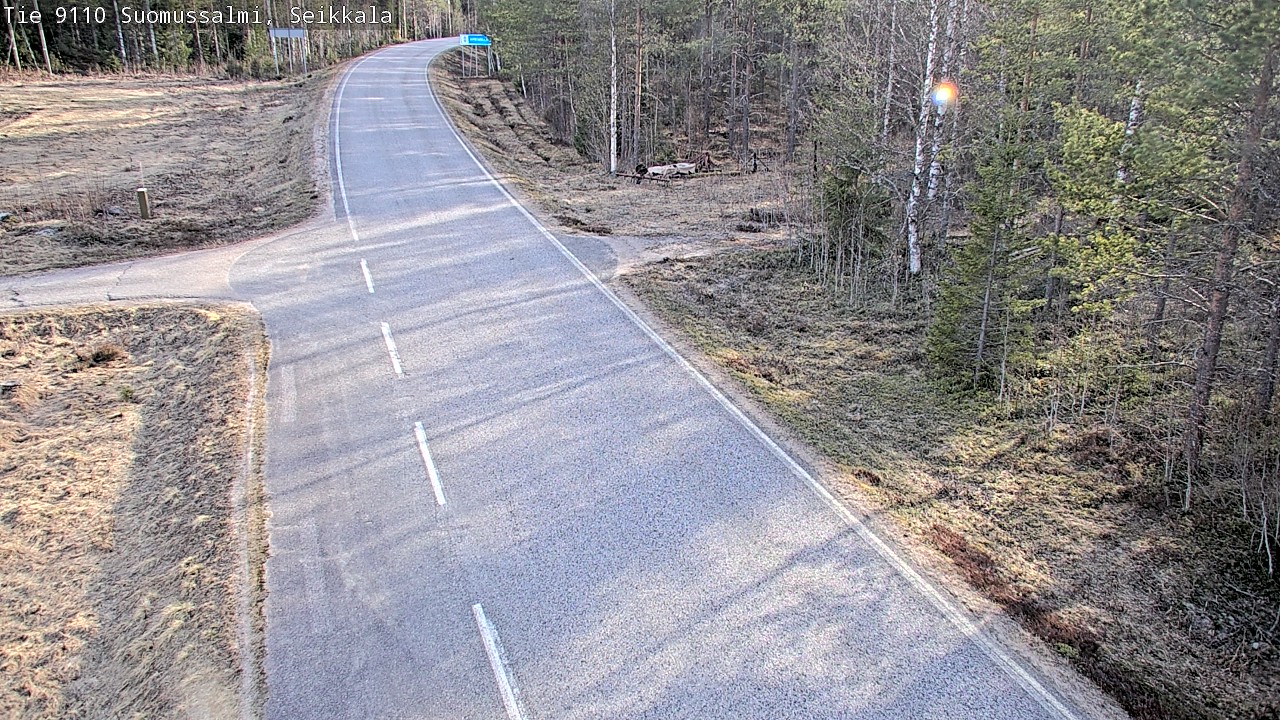 Weather Camera Image Road 9110 Suomussalmi, Seikkala, Suomussalmi, Kainuu