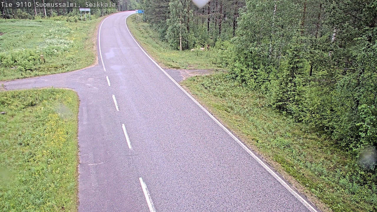 Kelikamerat Kuva Tie 9110 Suomussalmi, Seikkala, Suomussalmi, Kainuu