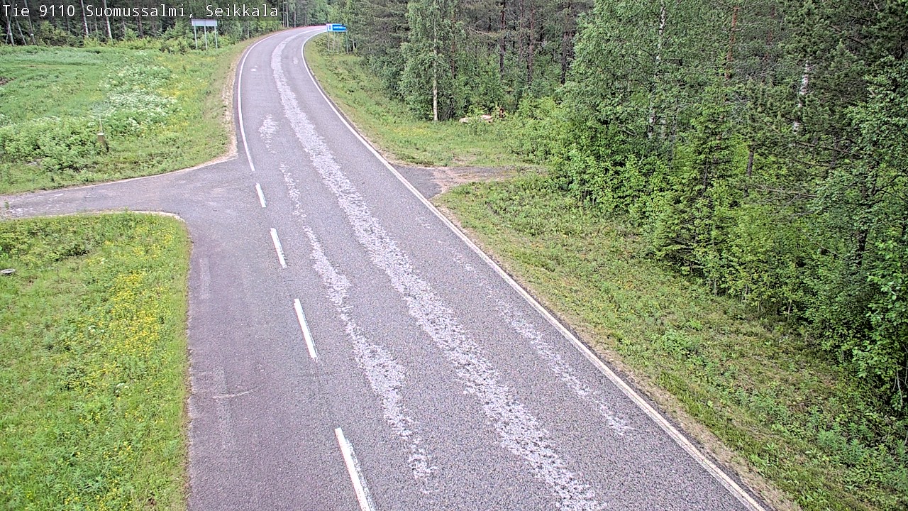 Kelikamerat Kuva Tie 9110 Suomussalmi, Seikkala, Suomussalmi, Kainuu