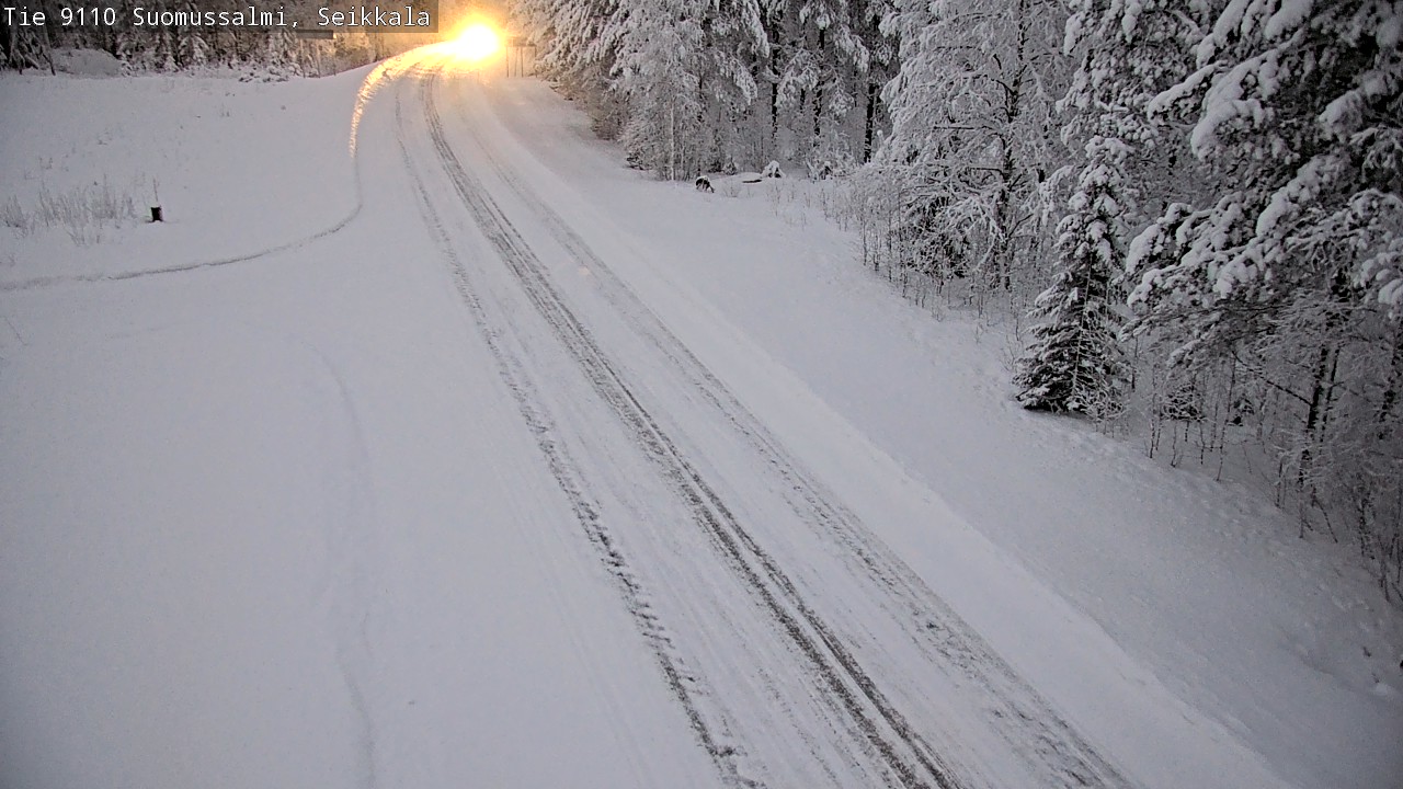 Kelikamerat Kuva Tie 9110 Suomussalmi, Seikkala, Suomussalmi, Kainuu