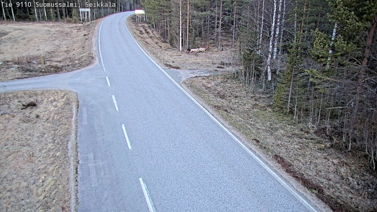 Weather Camera Image Road 9110 Suomussalmi, Seikkala, Suomussalmi, Kainuu