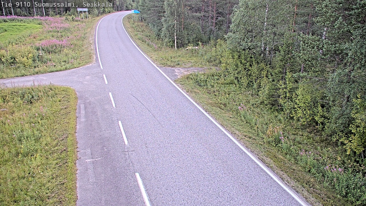 Kelikamerat Kuva Tie 9110 Suomussalmi, Seikkala, Suomussalmi, Kainuu