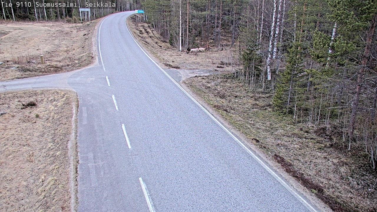 Kelikamerat Kuva Tie 9110 Suomussalmi, Seikkala, Suomussalmi, Kainuu