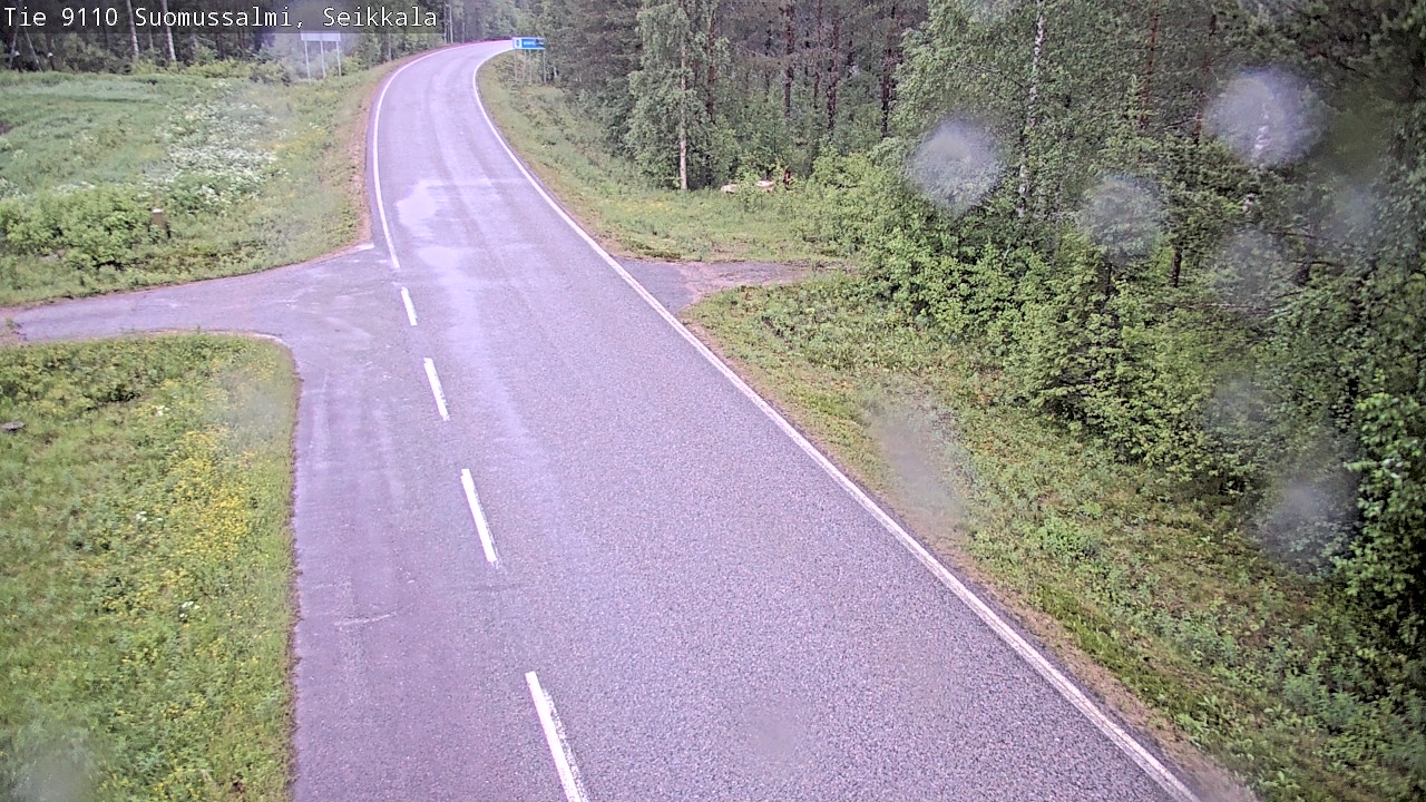 Kelikamerat Kuva Tie 9110 Suomussalmi, Seikkala, Suomussalmi, Kainuu