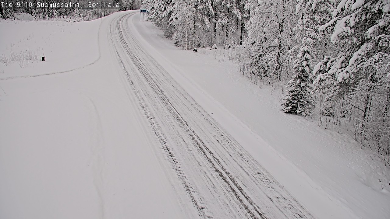Weather Camera Image Road 9110 Suomussalmi, Seikkala, Suomussalmi, Kainuu