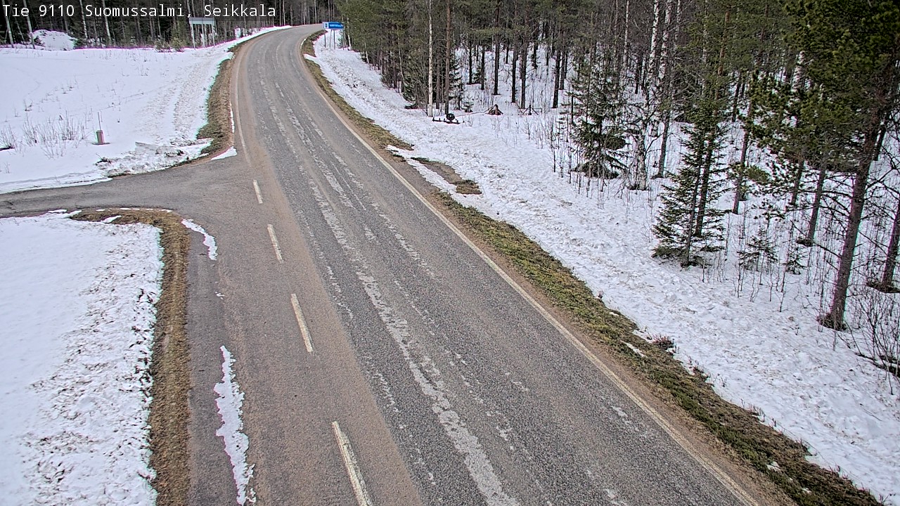 Weather Camera Image Road 9110 Suomussalmi, Seikkala, Suomussalmi, Kainuu