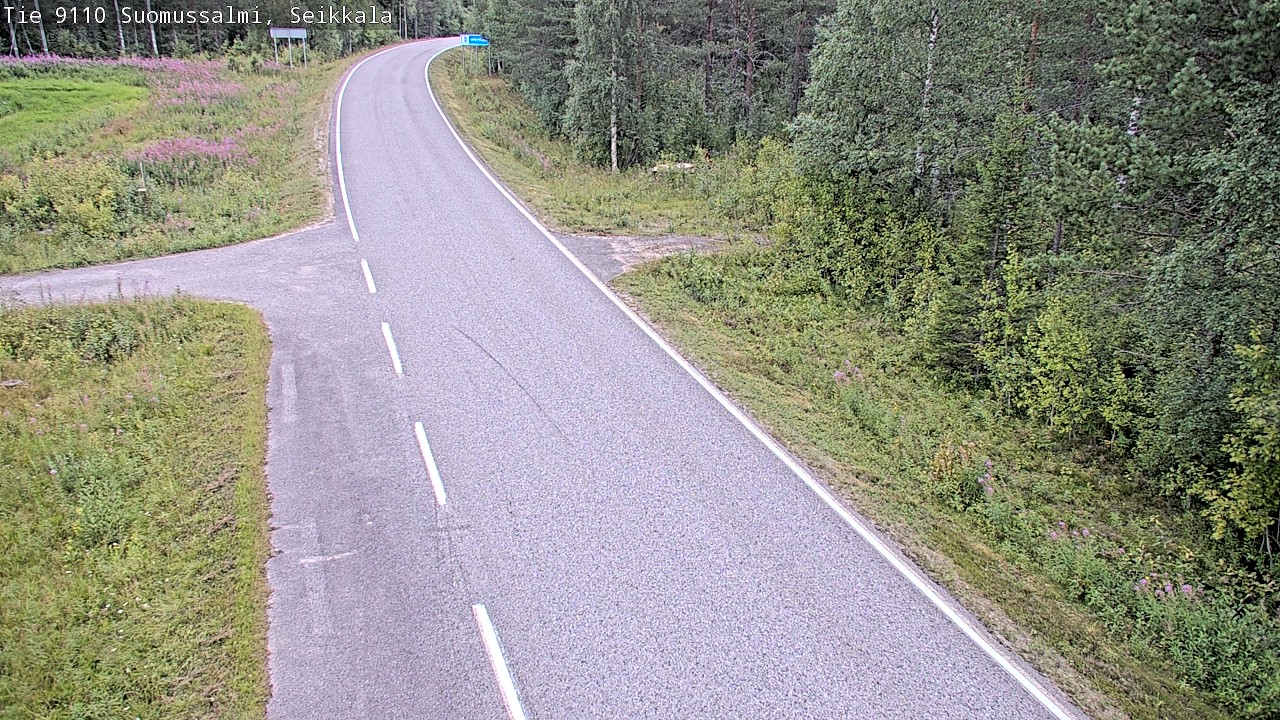 Kelikamerat Kuva Tie 9110 Suomussalmi, Seikkala, Suomussalmi, Kainuu