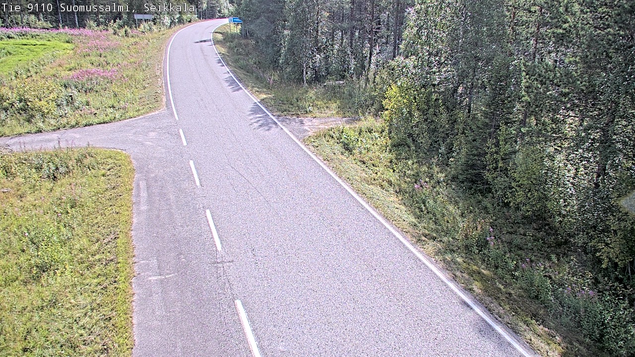 Kelikamerat Kuva Tie 9110 Suomussalmi, Seikkala, Suomussalmi, Kainuu
