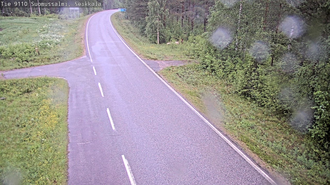 Kelikamerat Kuva Tie 9110 Suomussalmi, Seikkala, Suomussalmi, Kainuu