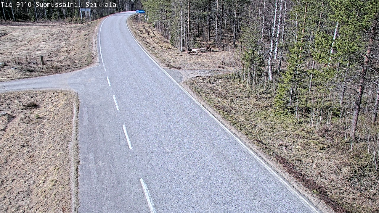 Weather Camera Image Road 9110 Suomussalmi, Seikkala, Suomussalmi, Kainuu