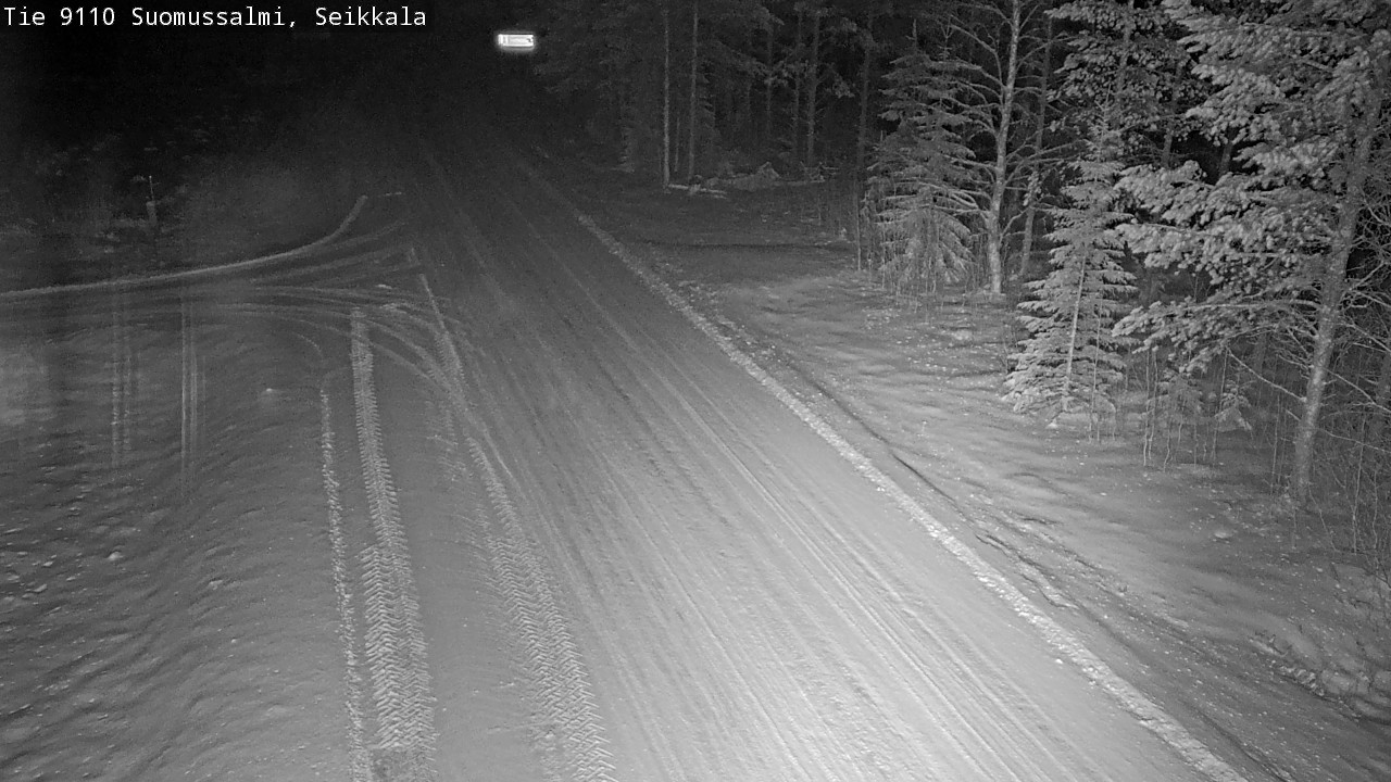 Weather Camera Image Road 9110 Suomussalmi, Seikkala, Suomussalmi, Kainuu