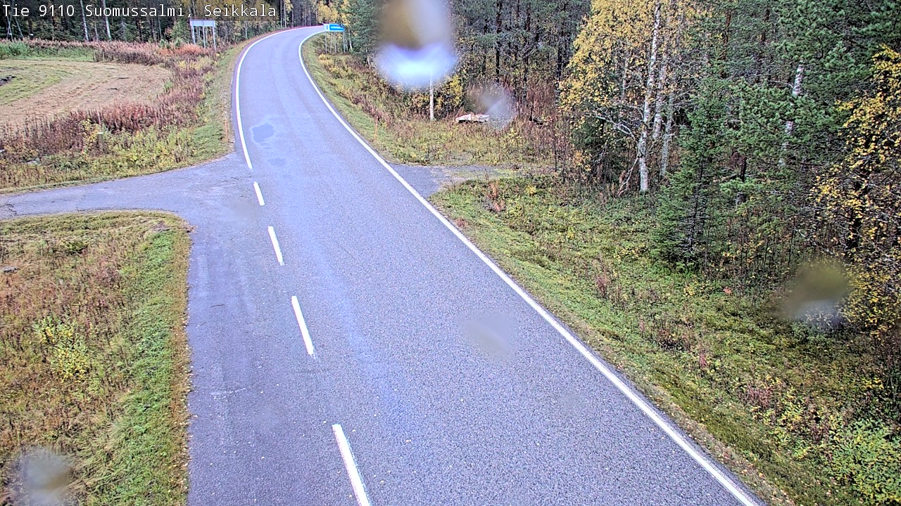 Weather Camera Image Road 9110 Suomussalmi, Seikkala, Suomussalmi, Kainuu