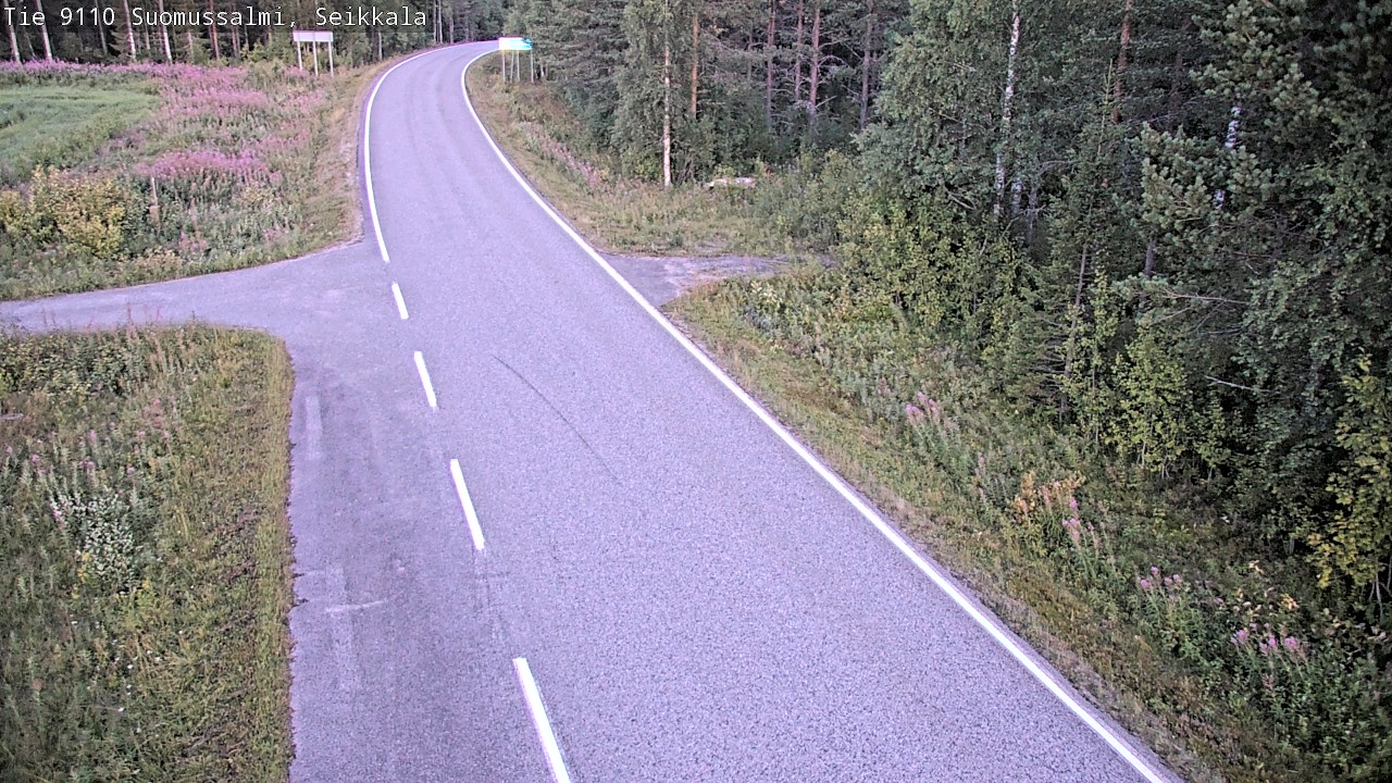 Kelikamerat Kuva Tie 9110 Suomussalmi, Seikkala, Suomussalmi, Kainuu