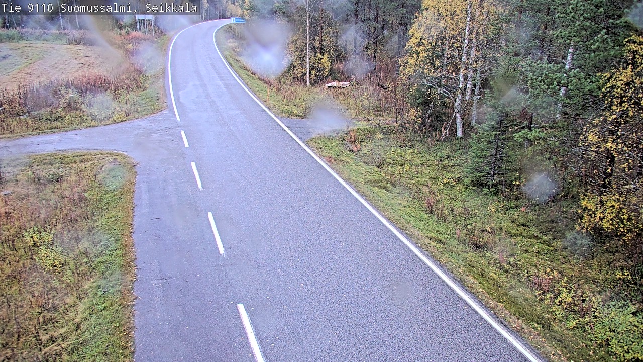 Kelikamerat Kuva Tie 9110 Suomussalmi, Seikkala, Suomussalmi, Kainuu