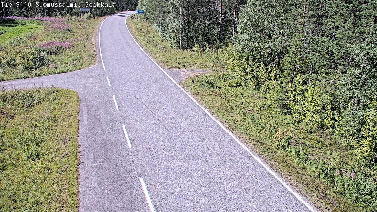 Kelikamerat Kuva Tie 9110 Suomussalmi, Seikkala, Suomussalmi, Kainuu