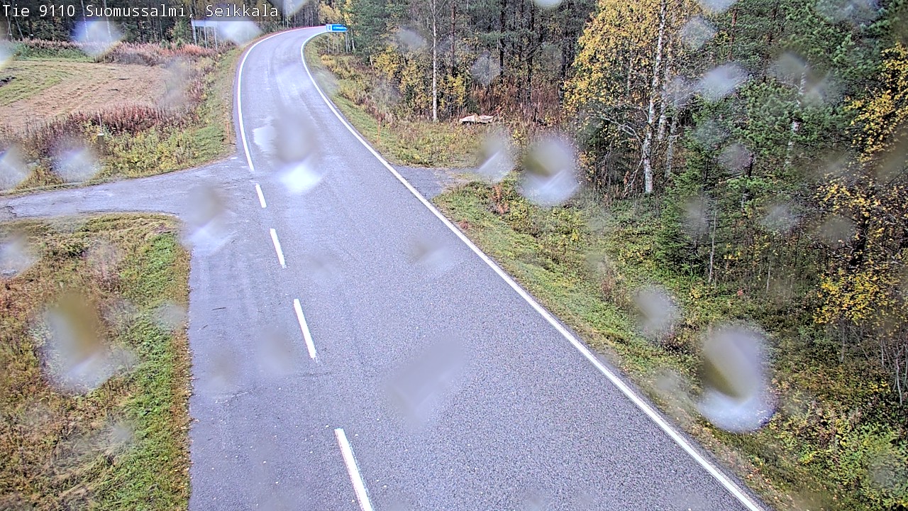 Weather Camera Image Road 9110 Suomussalmi, Seikkala, Suomussalmi, Kainuu