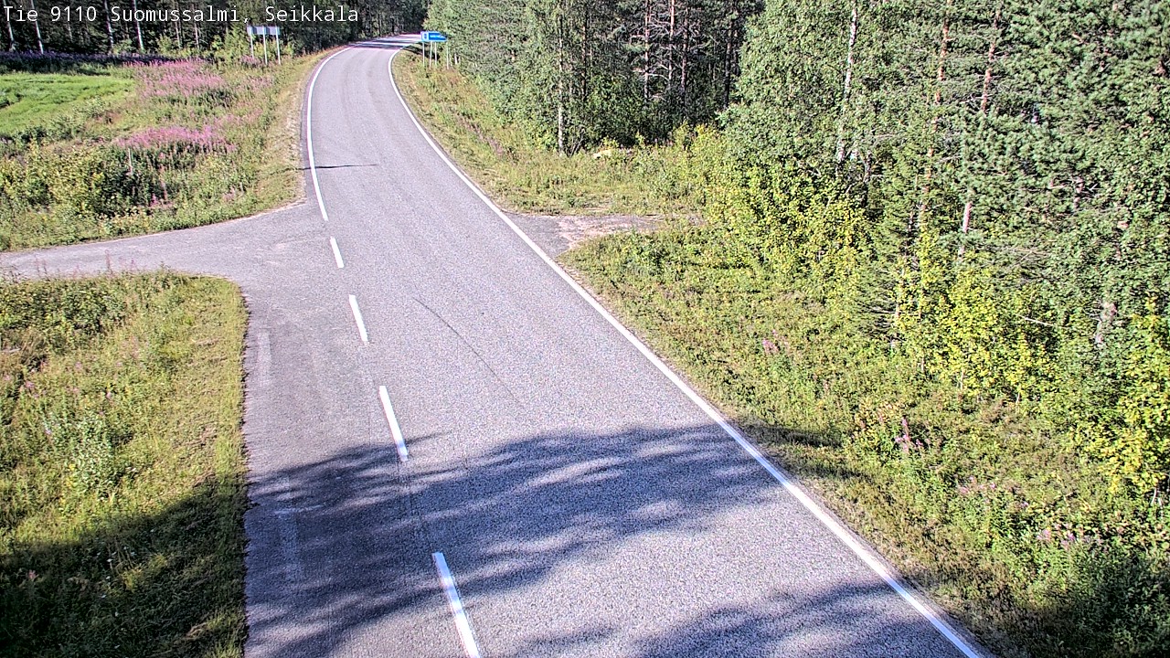 Weather Camera Image Road 9110 Suomussalmi, Seikkala, Suomussalmi, Kainuu