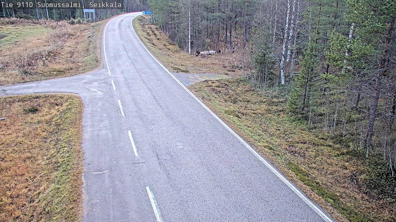 Kelikamerat Kuva Tie 9110 Suomussalmi, Seikkala, Suomussalmi, Kainuu