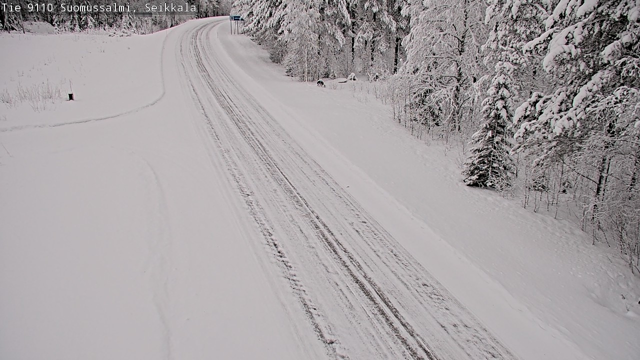 Kelikamerat Kuva Tie 9110 Suomussalmi, Seikkala, Suomussalmi, Kainuu