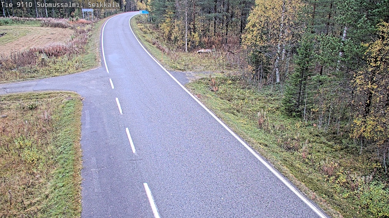 Kelikamerat Kuva Tie 9110 Suomussalmi, Seikkala, Suomussalmi, Kainuu