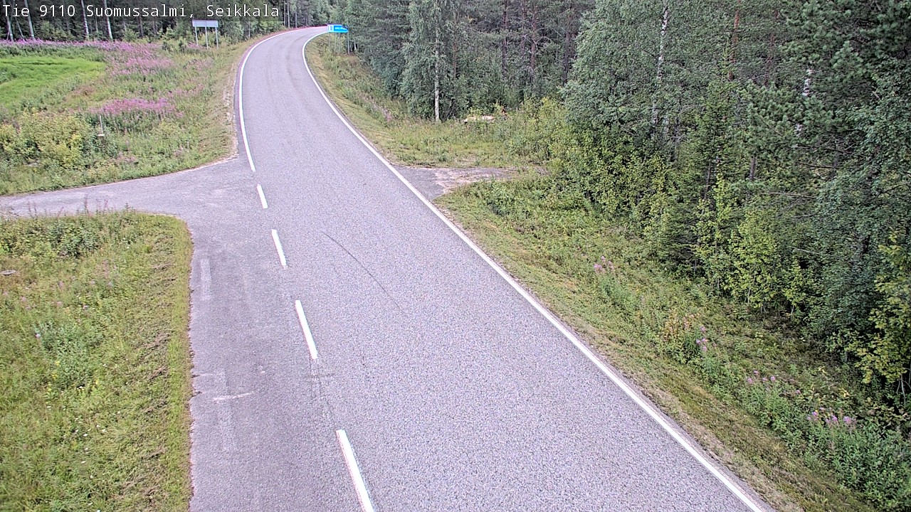 Kelikamerat Kuva Tie 9110 Suomussalmi, Seikkala, Suomussalmi, Kainuu