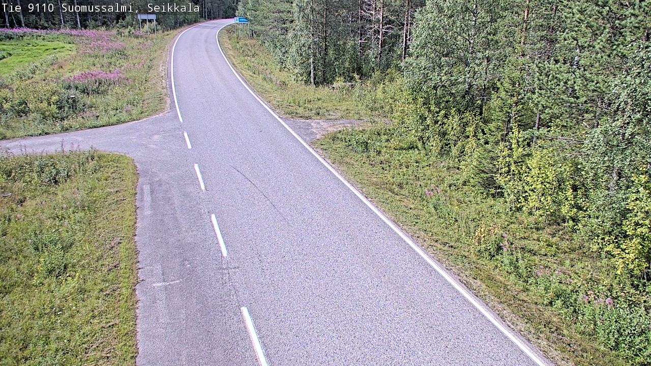 Kelikamerat Kuva Tie 9110 Suomussalmi, Seikkala, Suomussalmi, Kainuu