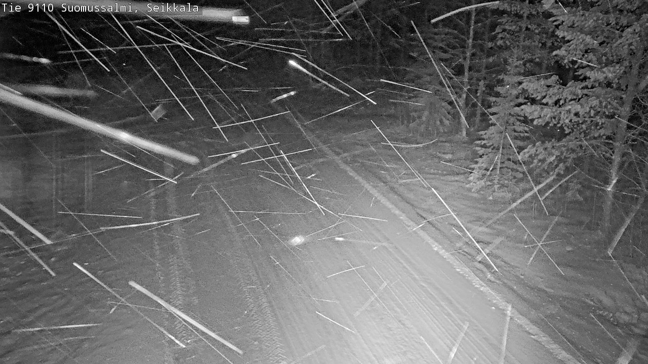 Weather Camera Image Road 9110 Suomussalmi, Seikkala, Suomussalmi, Kainuu