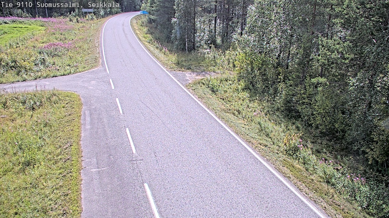 Kelikamerat Kuva Tie 9110 Suomussalmi, Seikkala, Suomussalmi, Kainuu