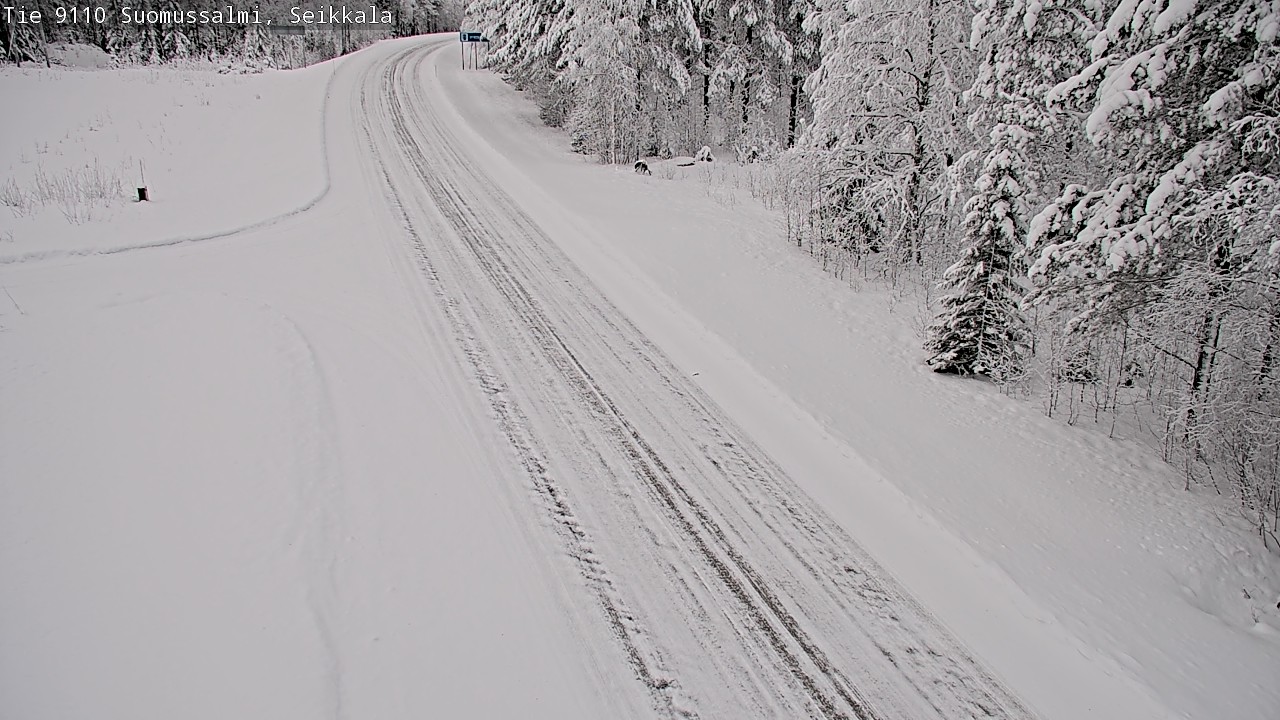 Weather Camera Image Road 9110 Suomussalmi, Seikkala, Suomussalmi, Kainuu