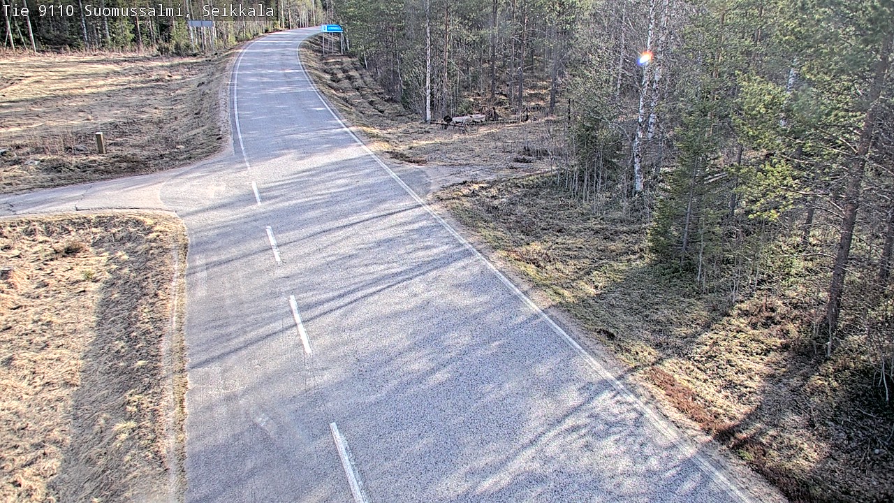 Weather Camera Image Road 9110 Suomussalmi, Seikkala, Suomussalmi, Kainuu