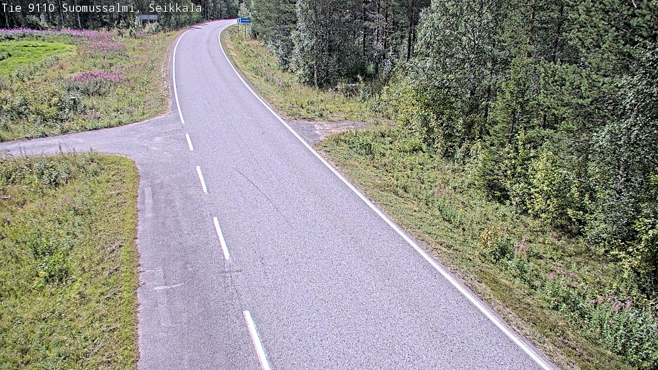 Kelikamerat Kuva Tie 9110 Suomussalmi, Seikkala, Suomussalmi, Kainuu