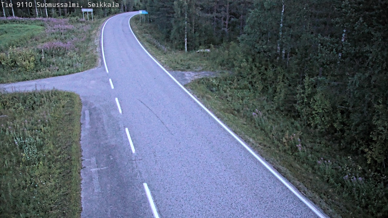 Kelikamerat Kuva Tie 9110 Suomussalmi, Seikkala, Suomussalmi, Kainuu