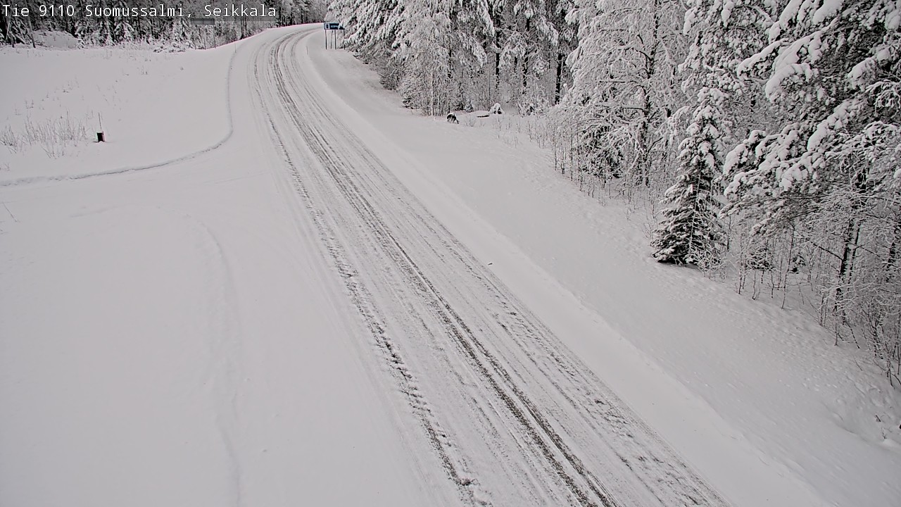 Weather Camera Image Road 9110 Suomussalmi, Seikkala, Suomussalmi, Kainuu