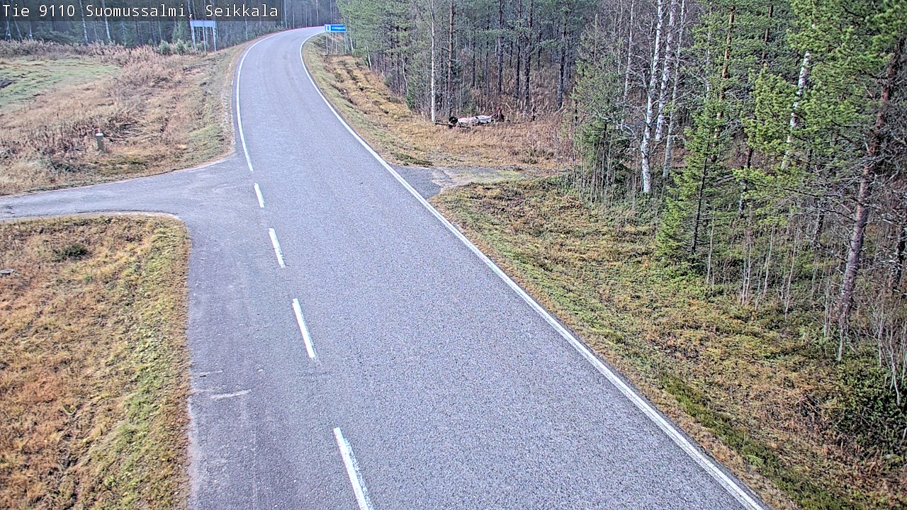 Kelikamerat Kuva Tie 9110 Suomussalmi, Seikkala, Suomussalmi, Kainuu